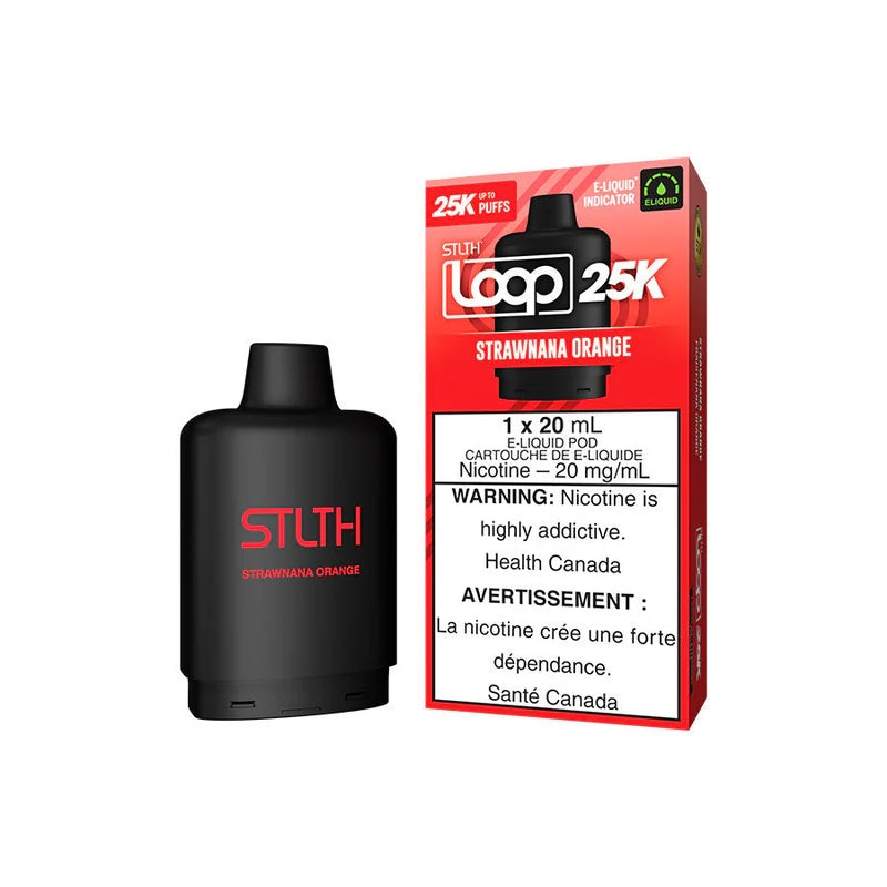 STLTH LOOP 25K POD </br> STRAWNANA ORANGE