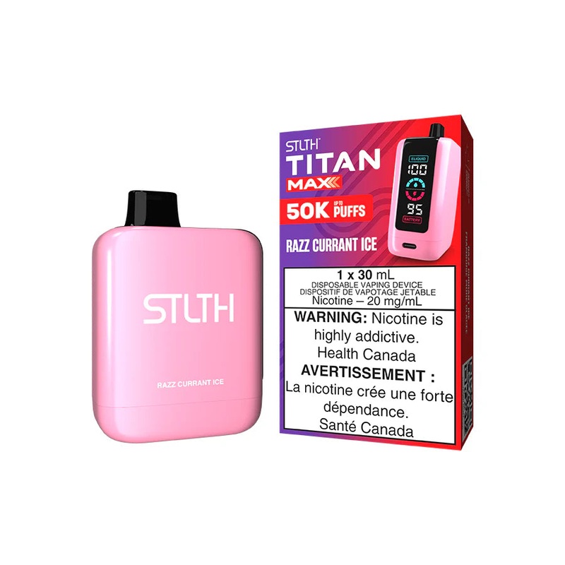 STLTH TITAN MAX – Razz Currant Ice – AB