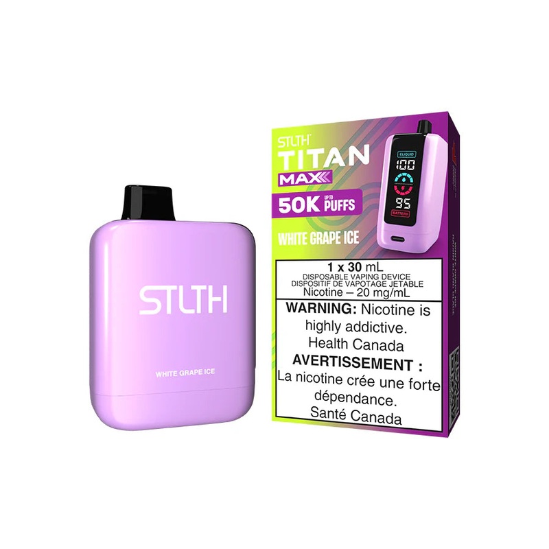 STLTH TITAN MAX – White Grape Ice – AB