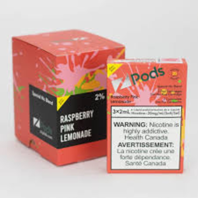 Z PODS </br> RASP PINK LEMON|20mg-ONTAX