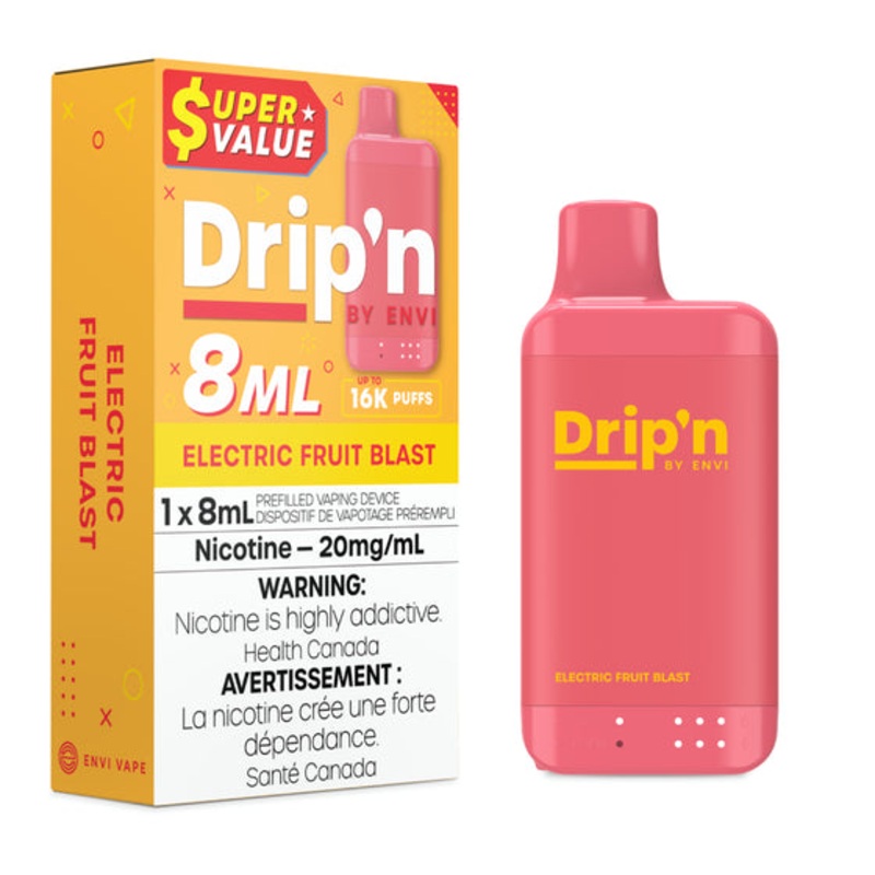 DRIP’N 8ML </BR> ELECTRIC FRUIT BLAST