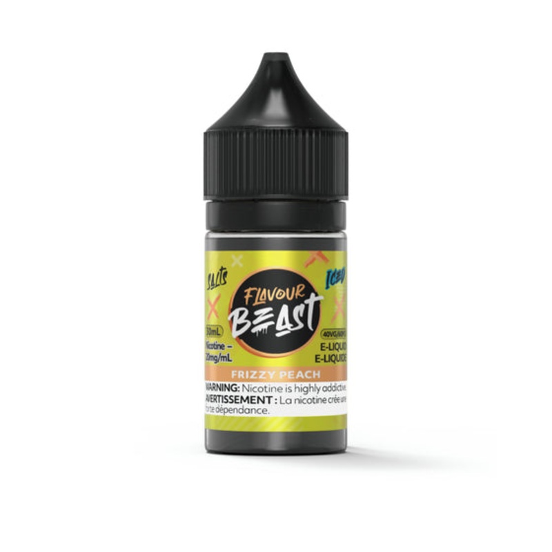 FLAVOUR BEAST SALT </BR> FRIZZY PEACH ICED