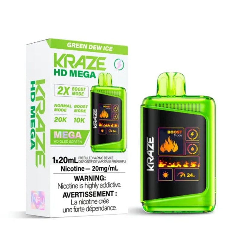 Kraze HD Mega – Green Dew Ice – AB