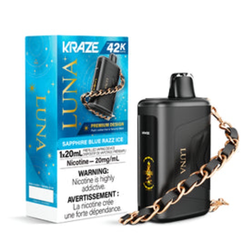 Kraze Luna – Sapphire Blue Razz Ice – AB