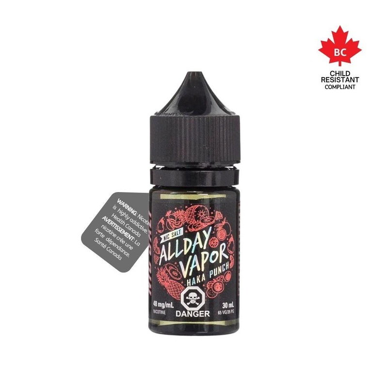 [Nic Salt] All Day Vapor – Haka Punch 30mL