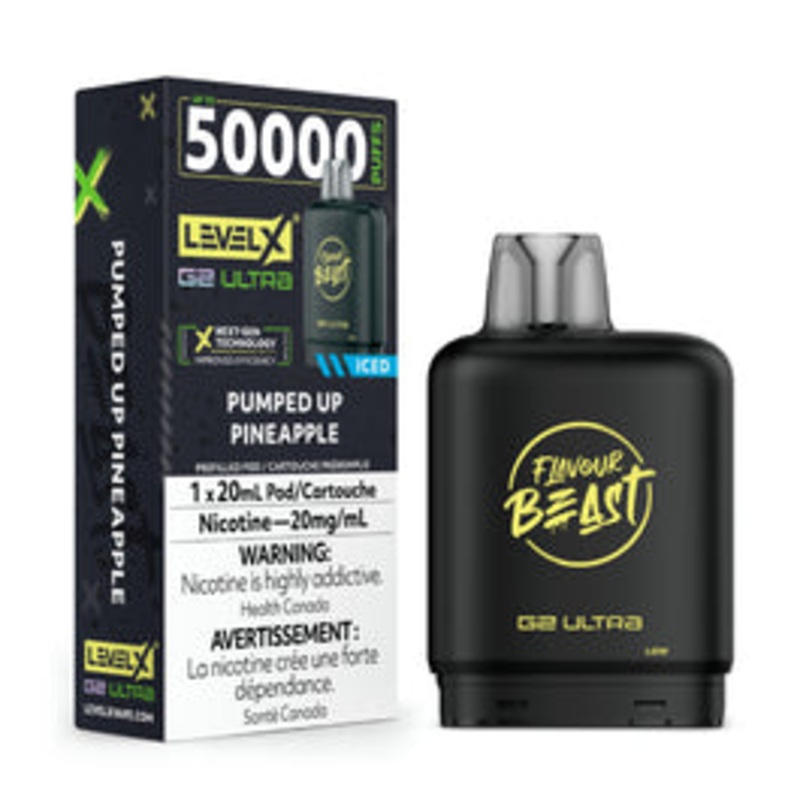 Flavour Beast – Ultra 50K Level X Pod – Pumped Up Pineapple – AB