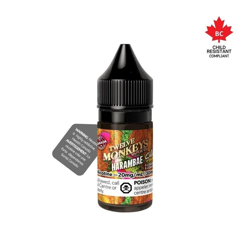 [Nic Salt] 12 Monkeys Salt – Harambae 30mL