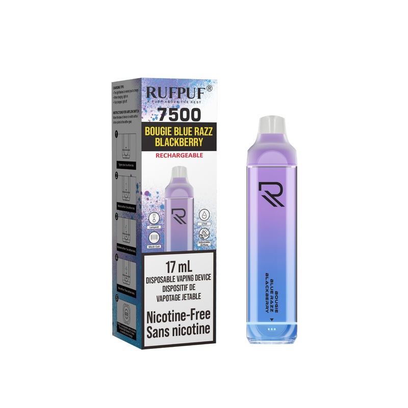 RufPuf 7500 – Bougie Blue Razz Blackberry