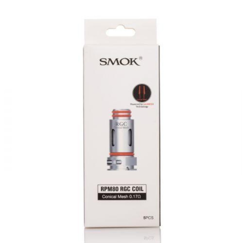 SMOK RGC Replacement Coils|0.17 ohm Mesh (5 pack) | 40W – 80W