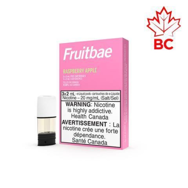 [Vape Pods] STLTH – Fruitbae Raspberry Sour Apple (3pk)