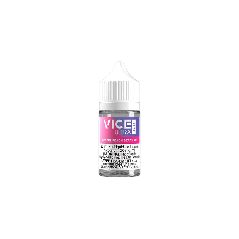 Vice Ultra Salt – Poppin’ Peach Berry Ice – AB