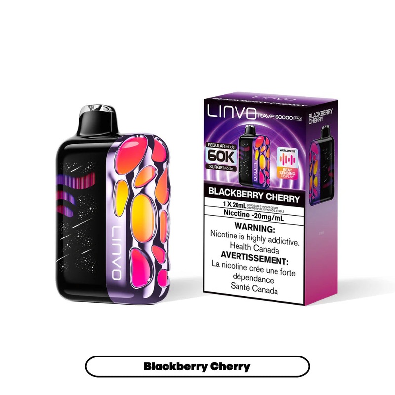 Linvo Rave 60K – Blackberry Cherry