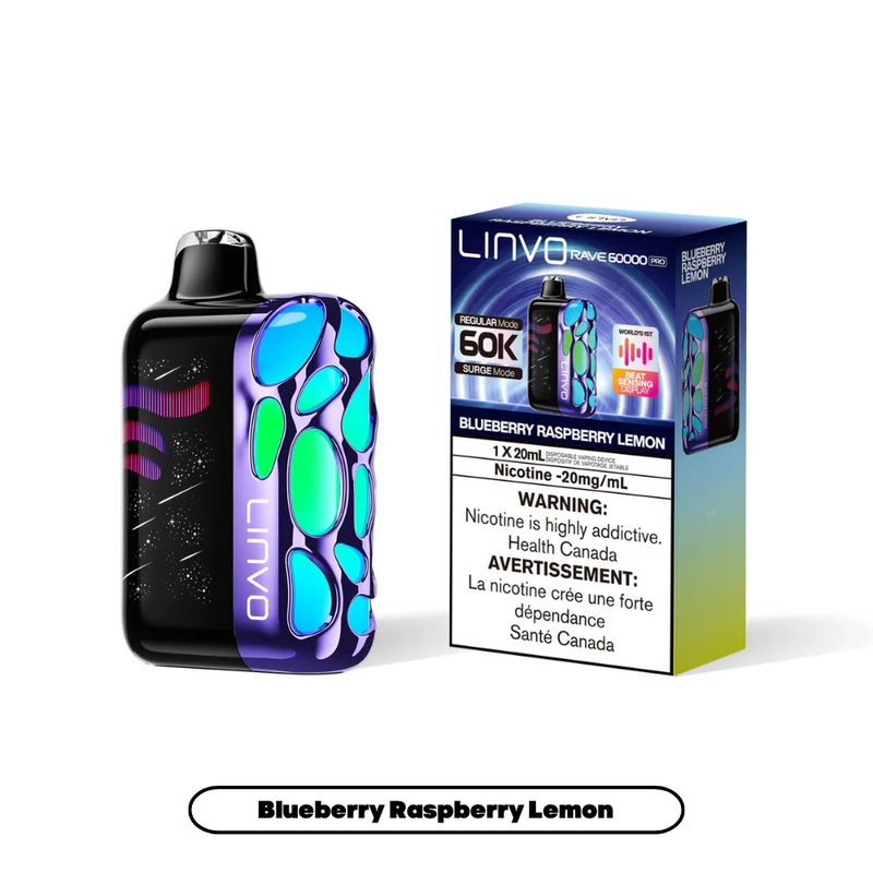 Linvo Rave 60K – Blueberry Raspberry Lemon