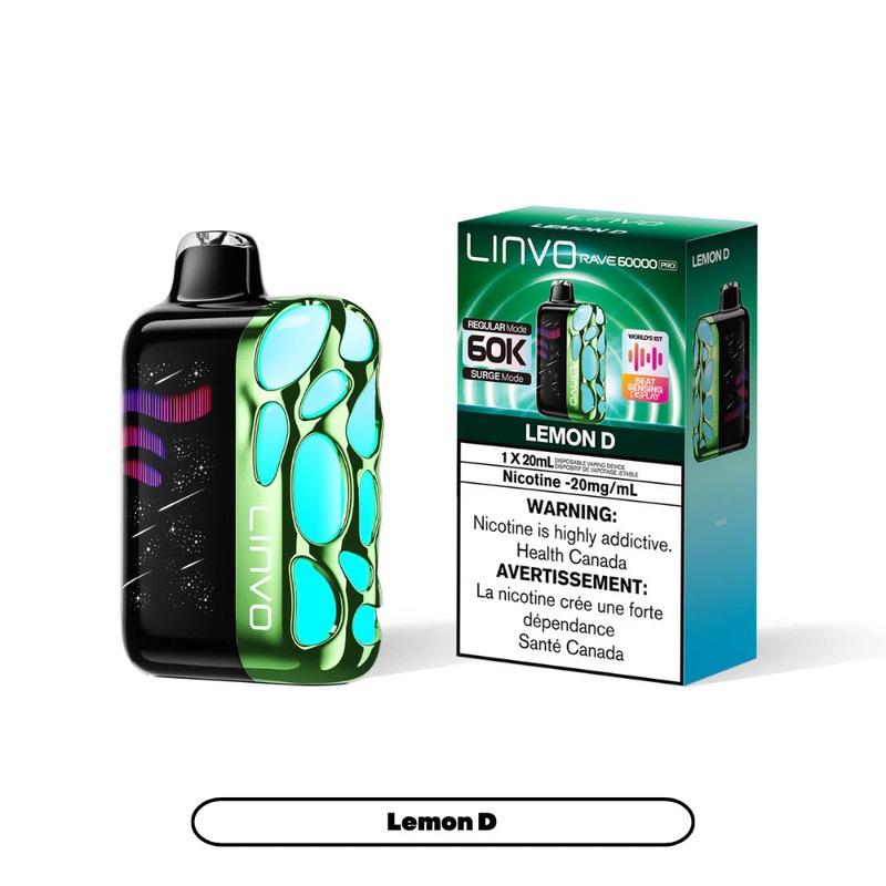 Linvo Rave 60K – Lemon D|20 mg