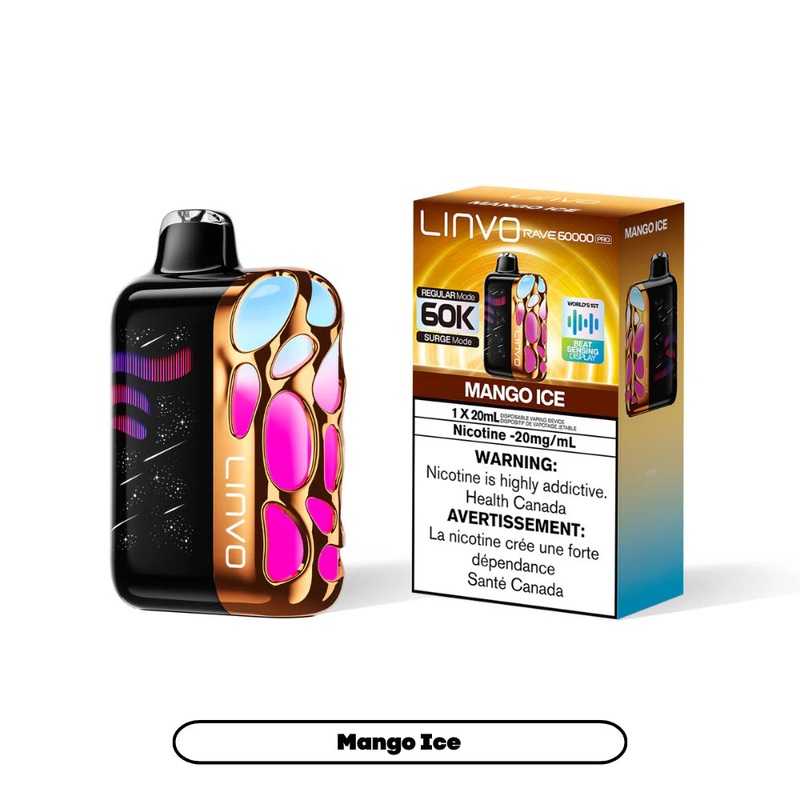 Linvo Rave 60K – Mango Ice|20 mg