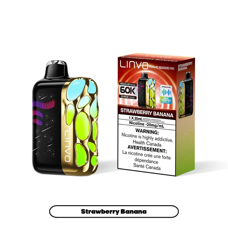 Linvo Rave 60K – Strawberry Banana