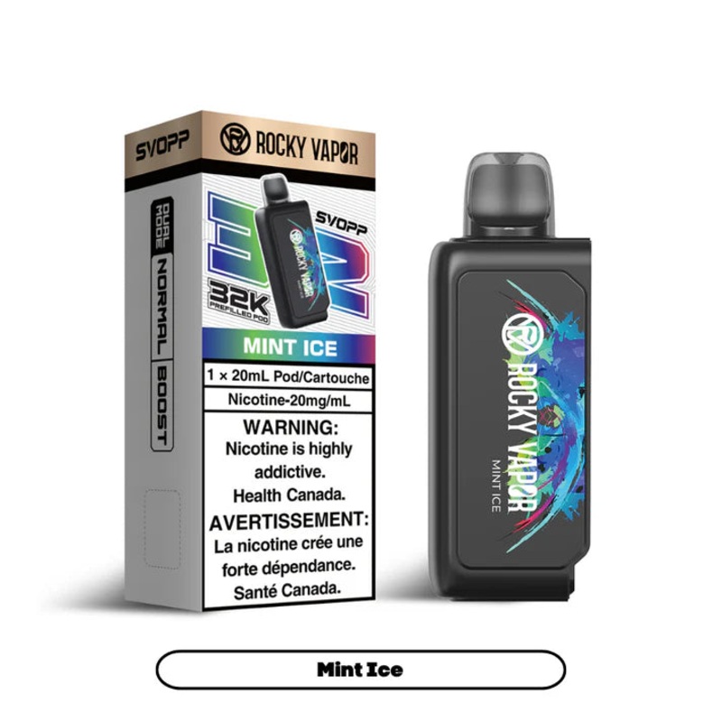 Rocky Vapor SVOPP 32K Pod – Mint Ice – AB