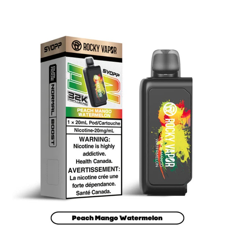 Rocky Vapor SVOPP 32K Pod – Peach Mango Watermelon – AB
