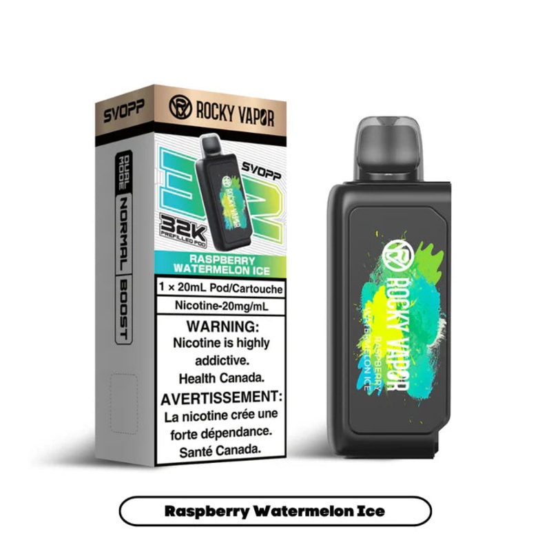 Rocky Vapor SVOPP 32K Pod – Raspberry Watermelon Ice – AB