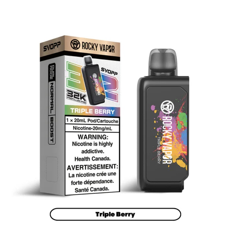 Rocky Vapor SVOPP 32K Pod – Triple Berry – AB
