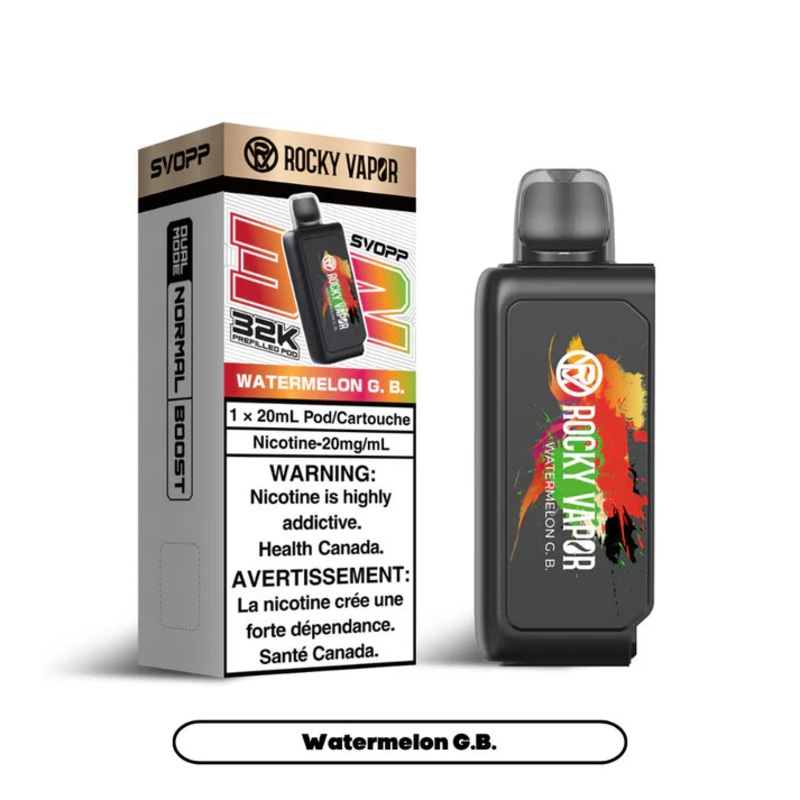 Rocky Vapor SVOPP 32K Pod – Watermelon G.B. – AB