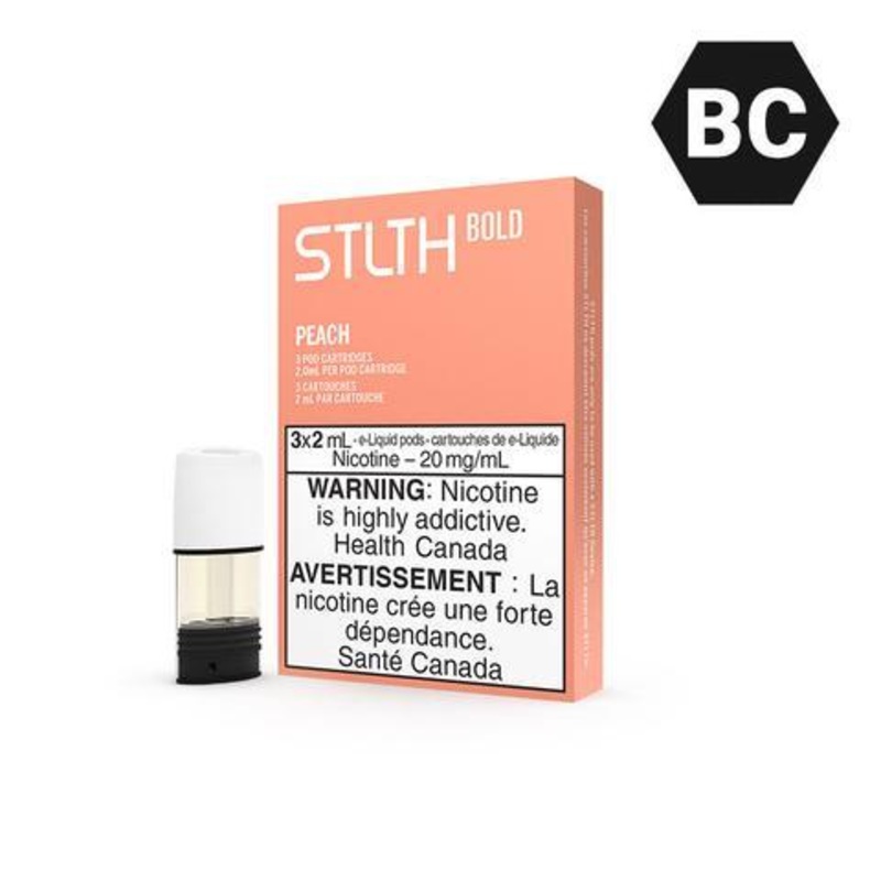 [Vape Pods] STLTH Bold – Peach (3pk)