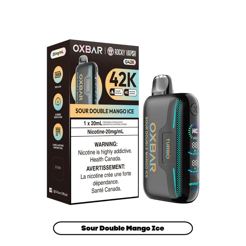 Oxbar G42K – Sour Double Mango Ice – AB