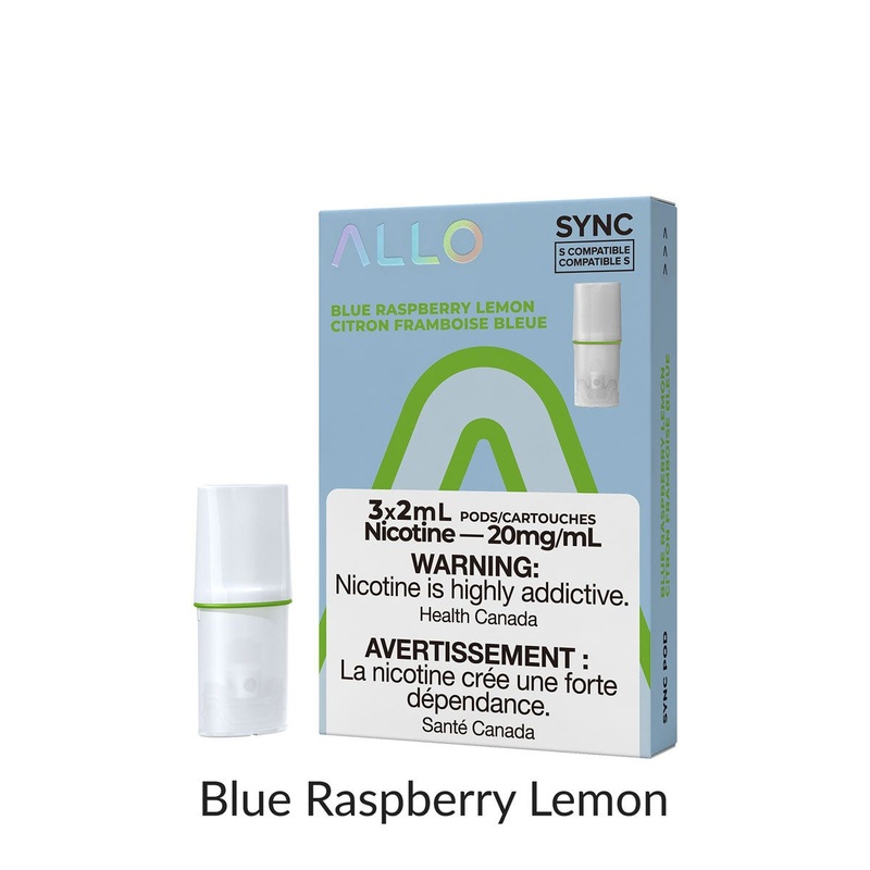 [Vape Pods] ALLO Sync – Blue Raspberry Lemon (3pk)