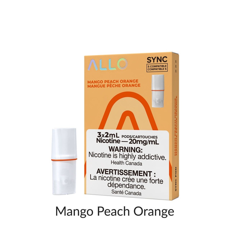 [Vape Pods] ALLO Sync – Mango Peach Orange (3pk)