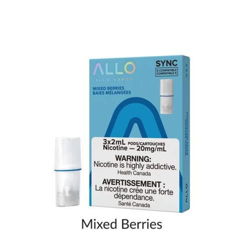 [Vape Pods] ALLO Sync – Mixed Berries (3pk)