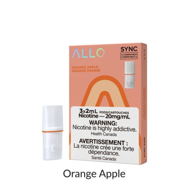 [Vape Pods] ALLO Sync – Orange Apple (3pk)