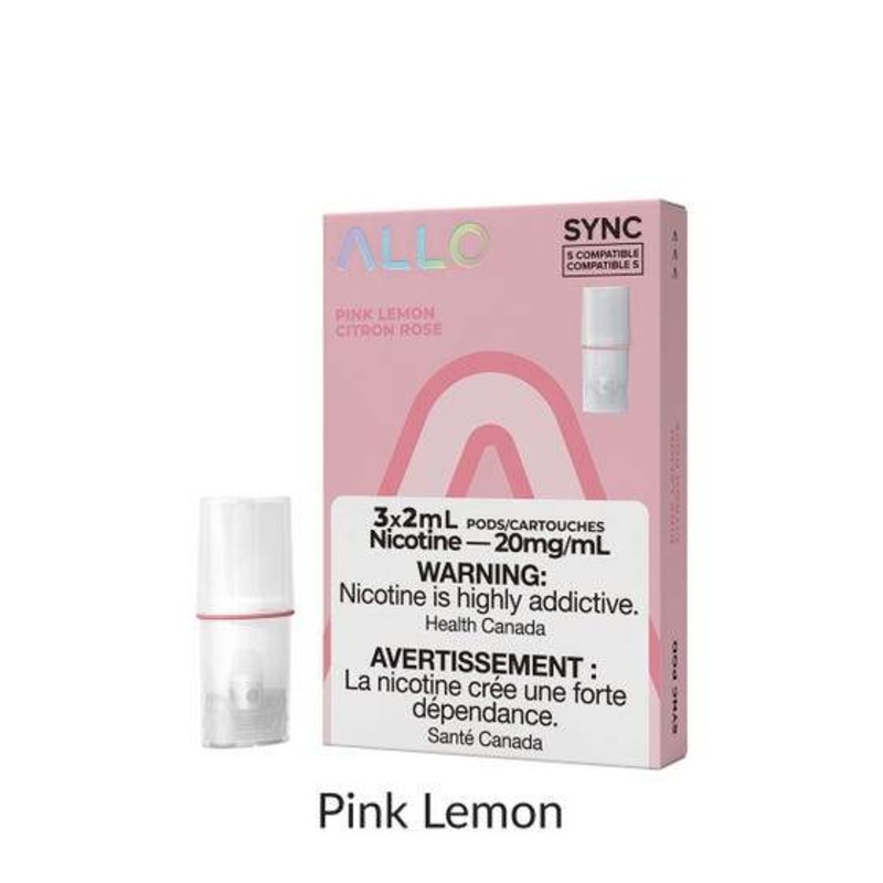 [Vape Pods] ALLO Sync – Pink Lemon (3pk)
