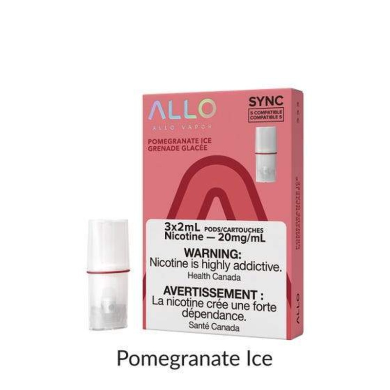 [Vape Pods] ALLO Sync – Pomegranate Ice (3pk)