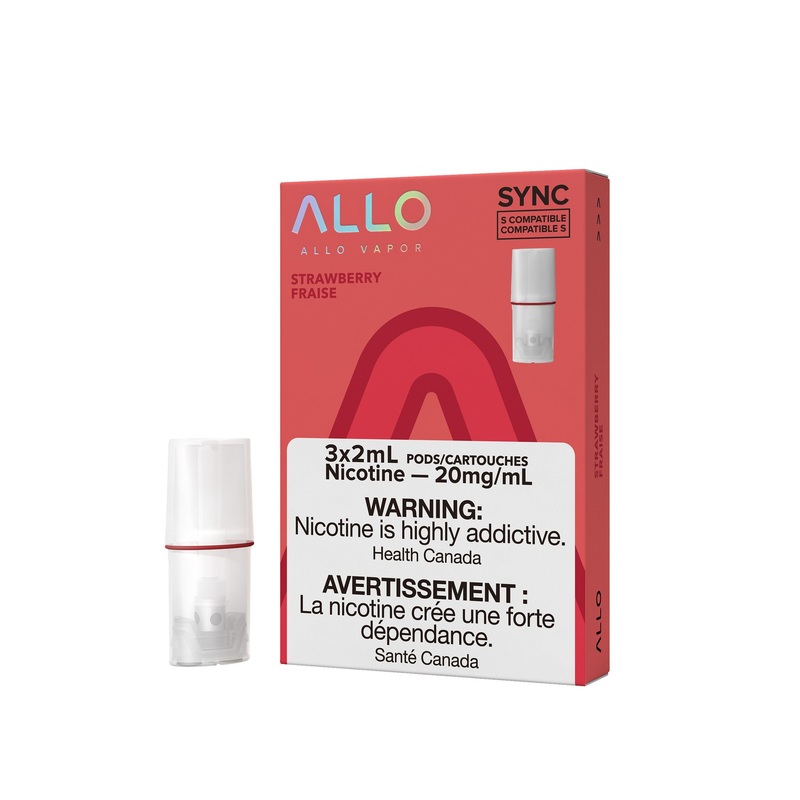 [Vape Pods] ALLO Sync – Strawberry (3pk)