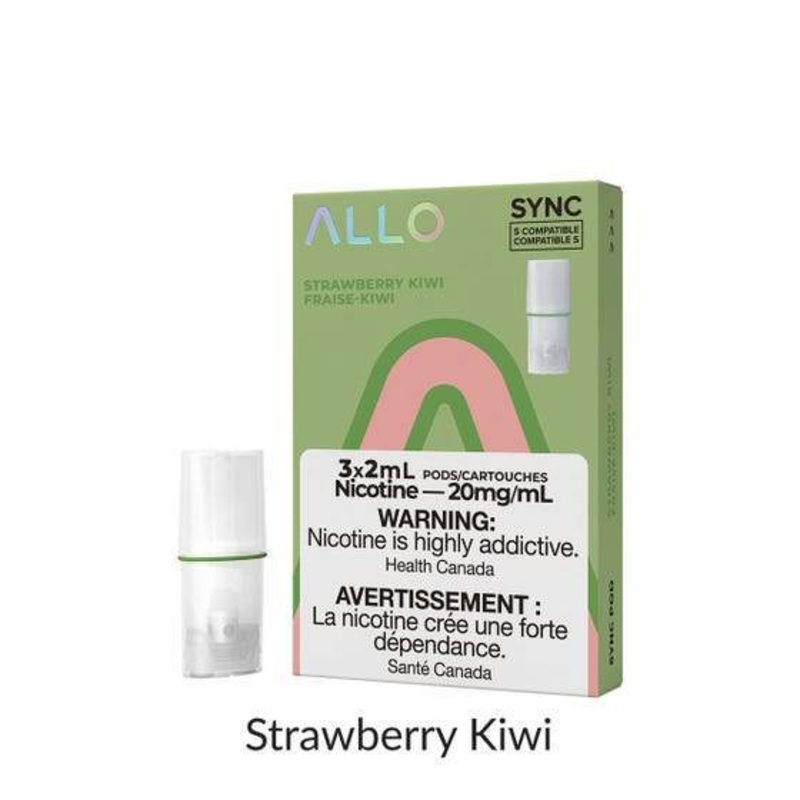 [Vape Pods] ALLO Sync – Strawberry Kiwi (3pk)
