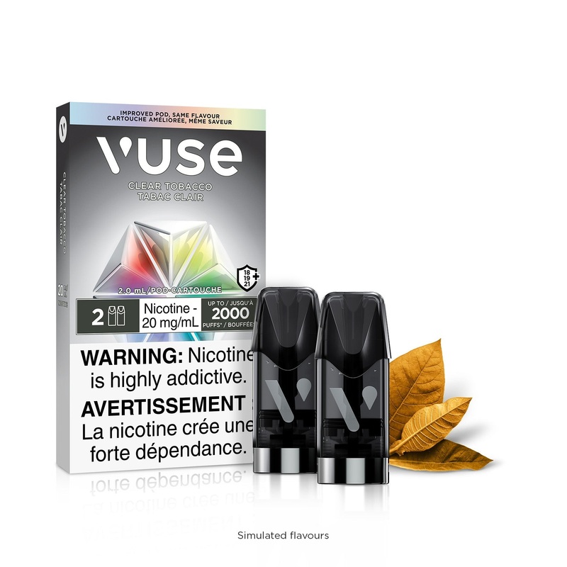 [Vape Pods] VUSE ePod – Clear Tobacco (2pk)