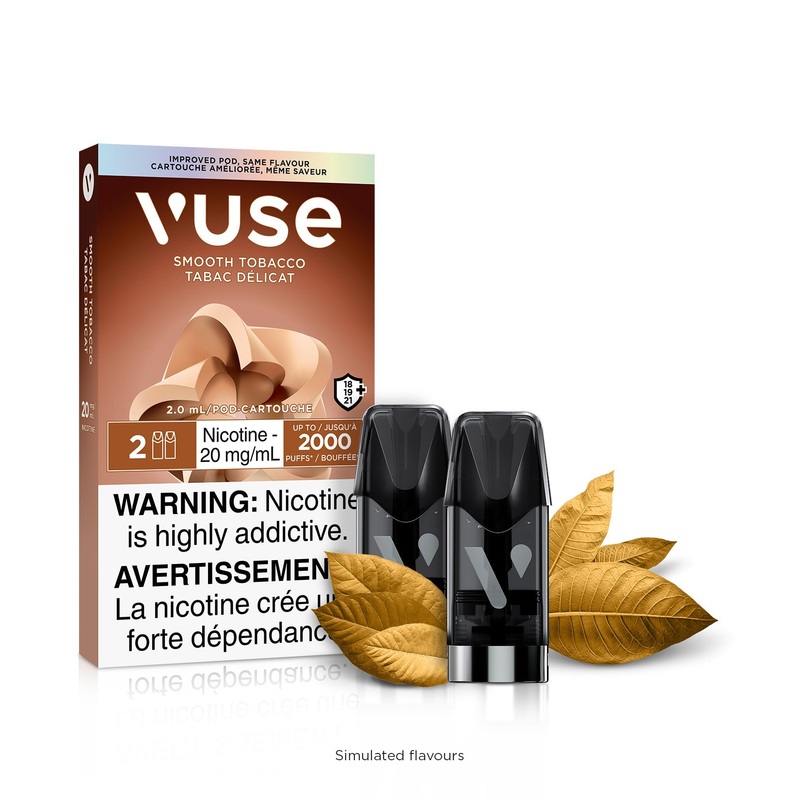 [Vape Pods] VUSE ePod – Smooth Tobacco (2pk)