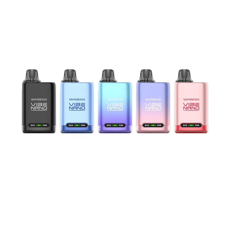 Vaporesso Vibe Nano Pod Kit|Black|Blue|Ice Blue Blueberry|Strawberry Red|Ice Cream Pink