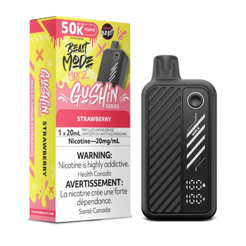 Flavour Beast Mode MAX 2 – Gushin Strawberry – AB