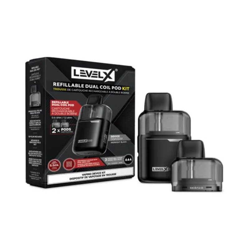 Level X – Boost G2 Device + Refillable Pod Kit Bundle