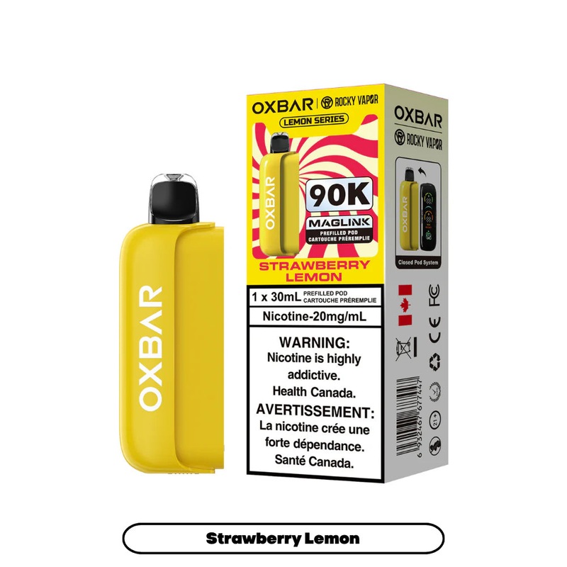 Oxbar Maglink 90K Pod – Strawberry Lemon – AB