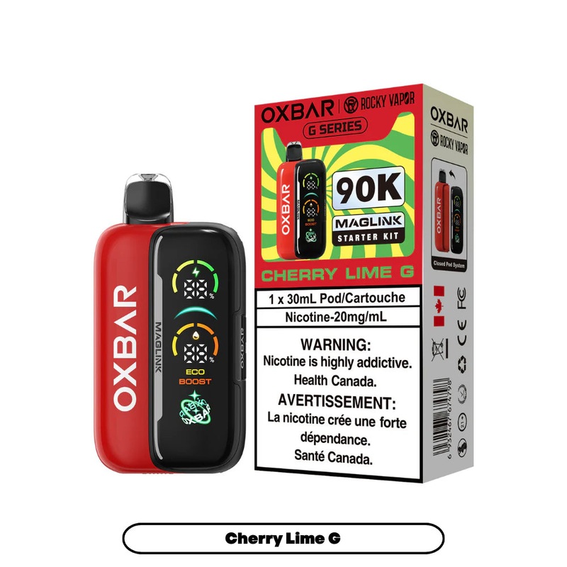 Oxbar Maglink 90K Starter Kit Bundle – Cherry Lime G – AB