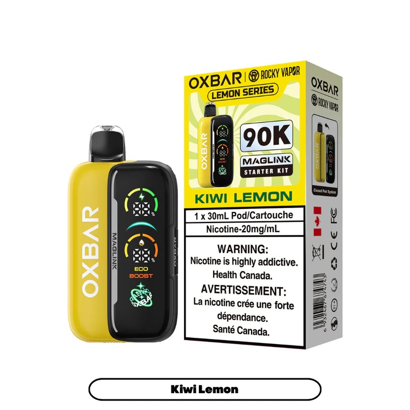 Oxbar Maglink 90K Starter Kit Bundle – Kiwi Lemon – AB