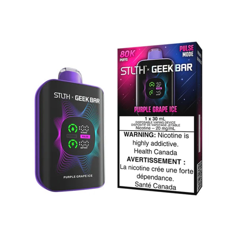 STLTH x Geek Bar 80K – Purple Grape Ice – AB