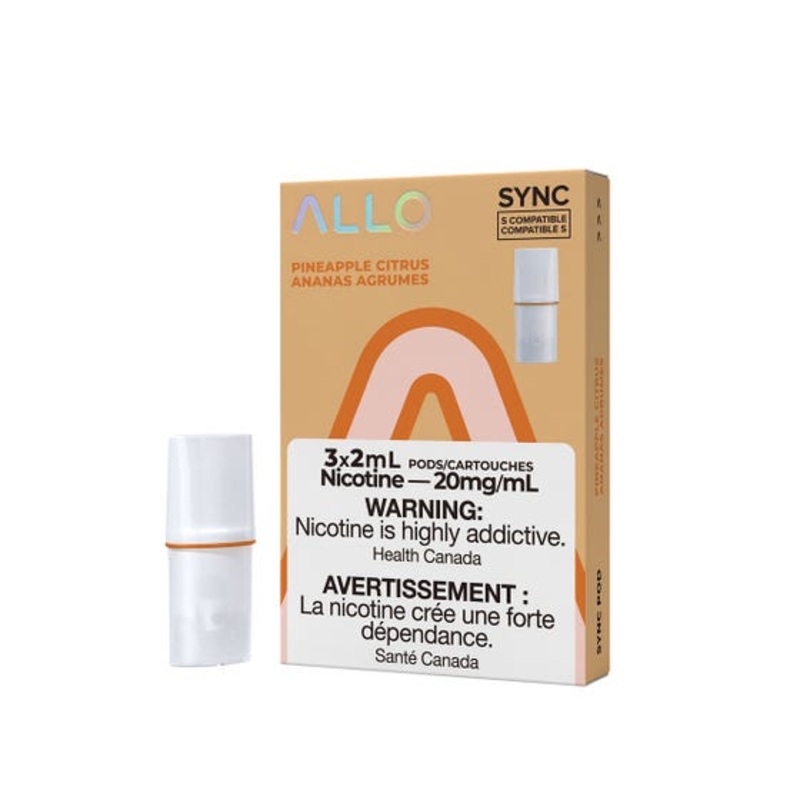 [Vape Pods] ALLO Sync – Pineapple Citrus (3pk)