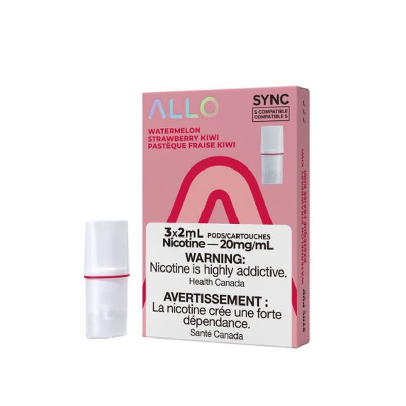 [Vape Pods] ALLO Sync – Watermelon Strawberry Kiwi (3pk)