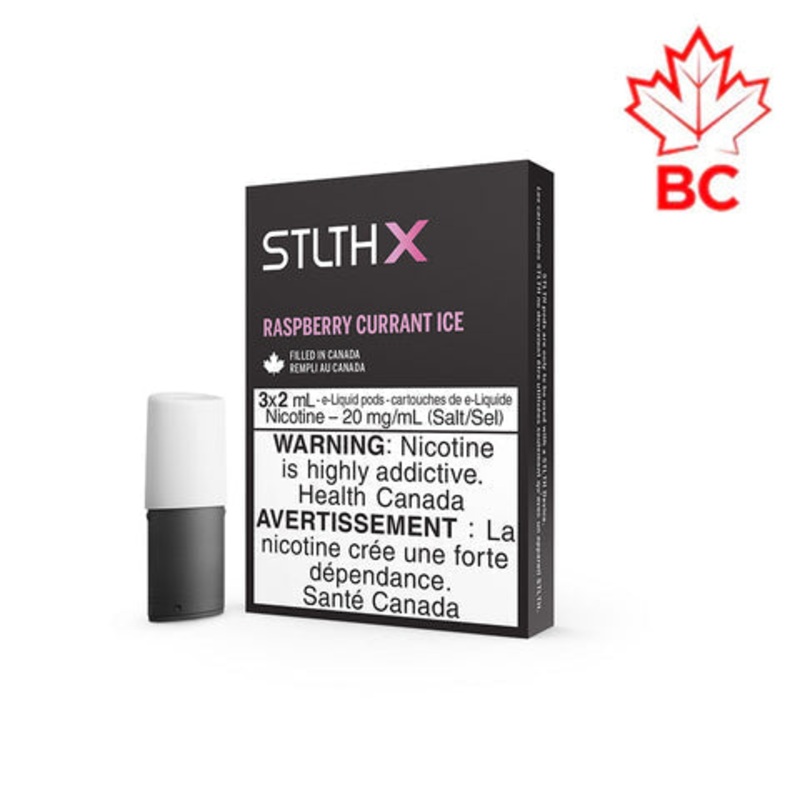 [Vape Pods] STLTH X – Raspberry Currant Ice (3pk)