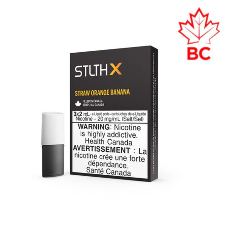 [Vape Pods] STLTH X – Straw Orange Banana (3pk)
