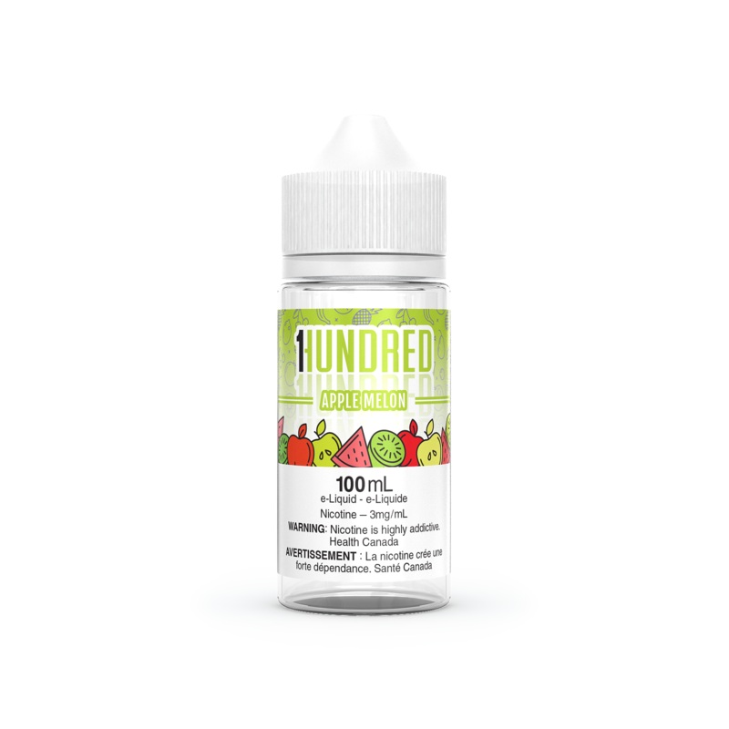 Hundred E-Liquids|0mg|3mg|6mg|Apple Melon|Frozen|Razz Currant|Toasted|Blues|Straw Melon|Sinful