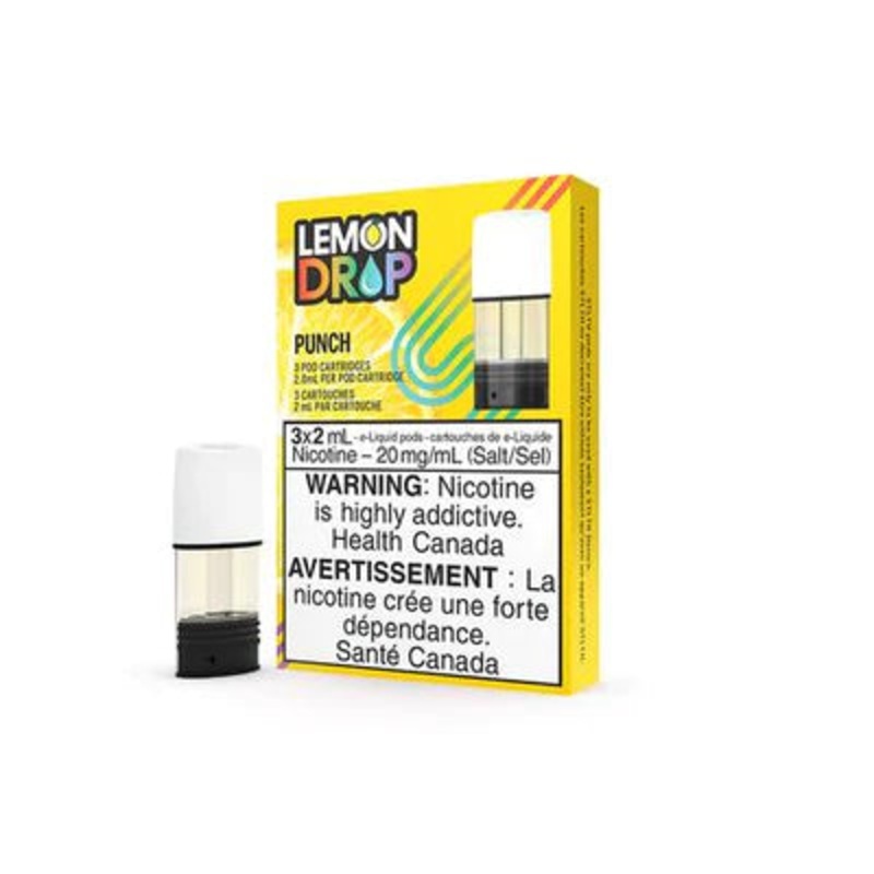 STLTH Lemon Drop Pods|20mg|Bold 50mg|Punch|Peach|Pink